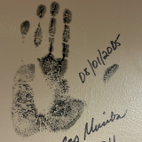 charles musiba's handprint