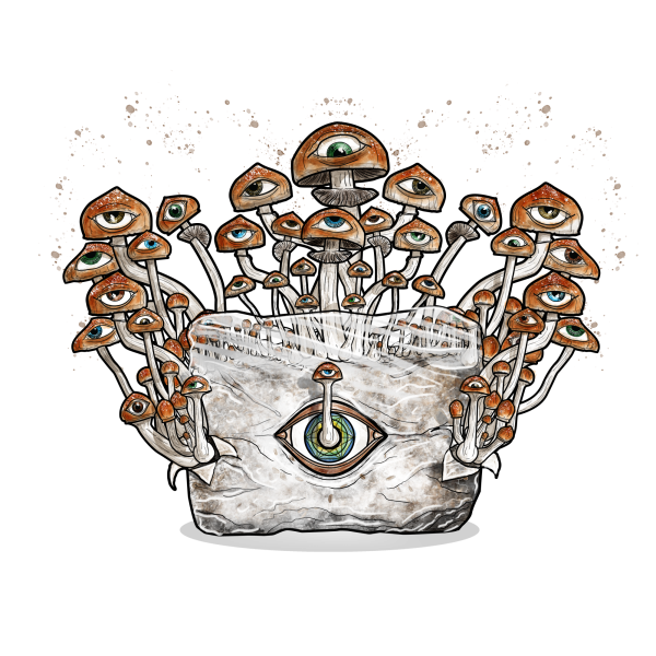 mushroom artwork