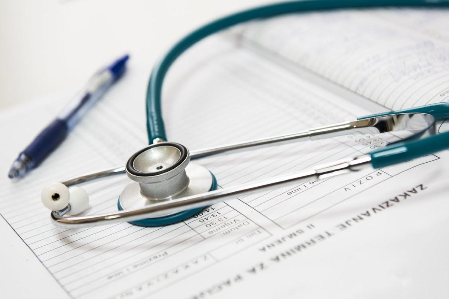 stethoscope and chart