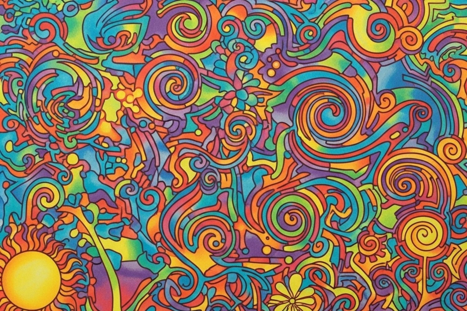 psychedelic abstract art