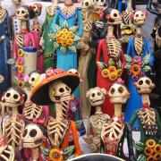 dia de los muertos skeletons