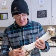 kyle pontieri holding a bone