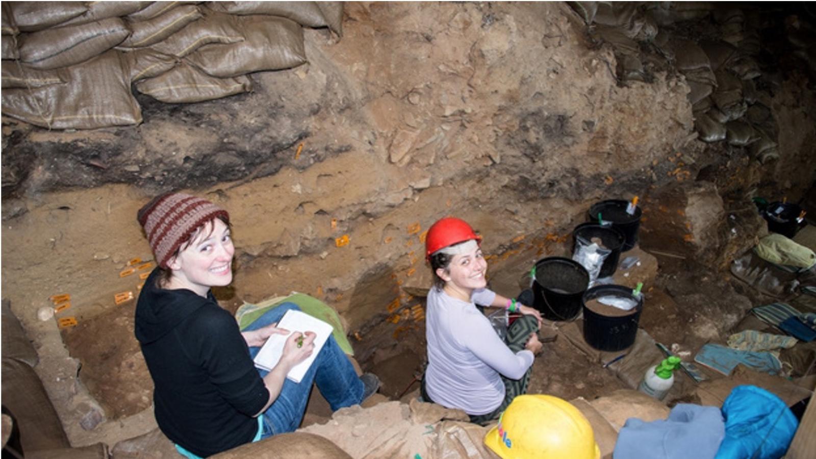 students doing fieldwork