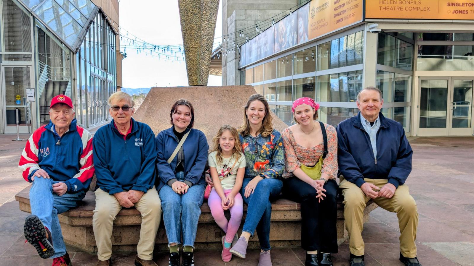 group at performing arts center