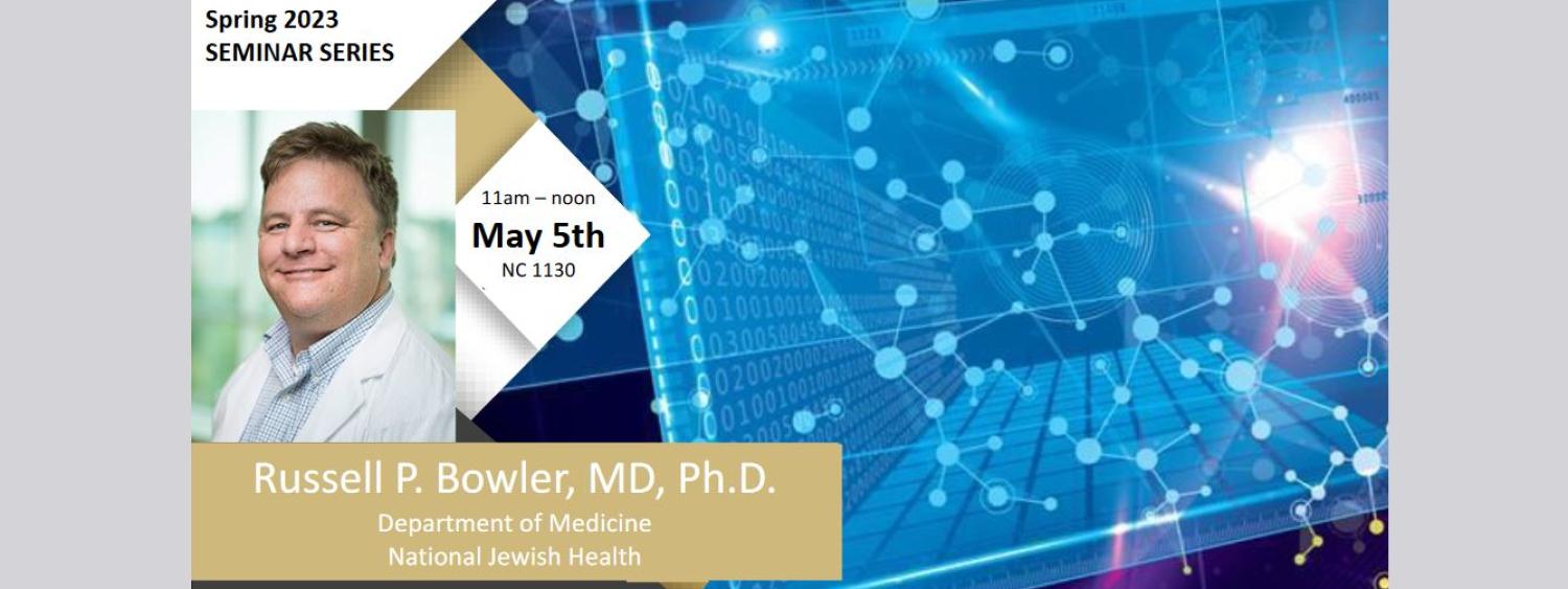 Dr. Bowler seminar advertisement for May 5th