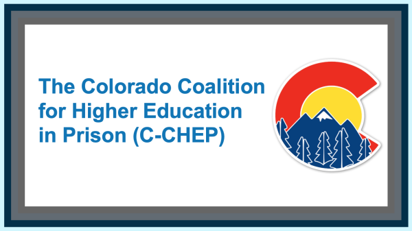 Colorado Coalition for Higher Education in Prison (C-CHEP) power point slide 