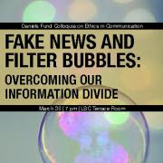 Fake News program cover image - bubbles