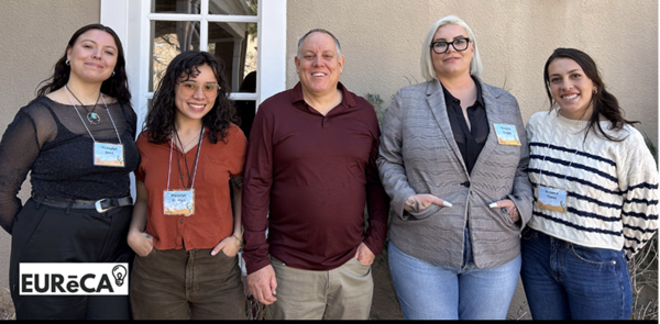 Photo of Anthrpology Students with Marty Otanez