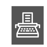 Logo of the Adjunctification Journal, a typewriter Icon