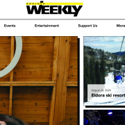screenshot of Boulder Weekly newspaper website homepage