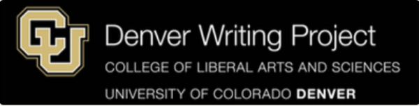 Denver Writing Project CU Denver Gold and Black Logo