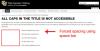 Do not simulate the tab function with spaces.
