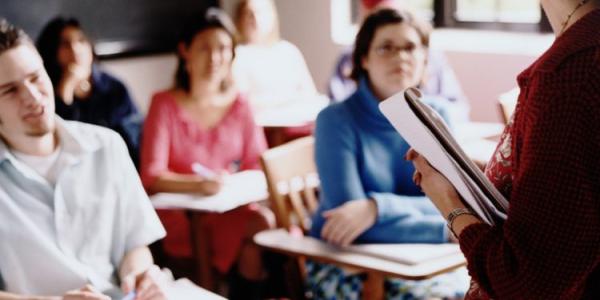 Students in class