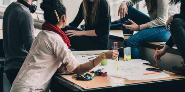 Students in classroom