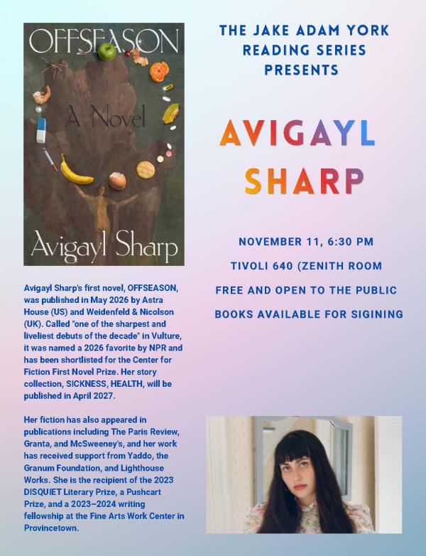 Avigayl Sharp JAY reading series