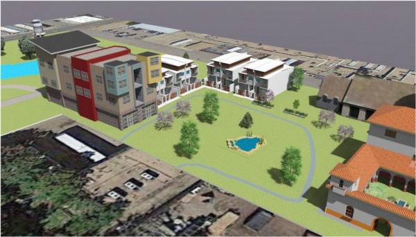 Final rendered site plan graphic