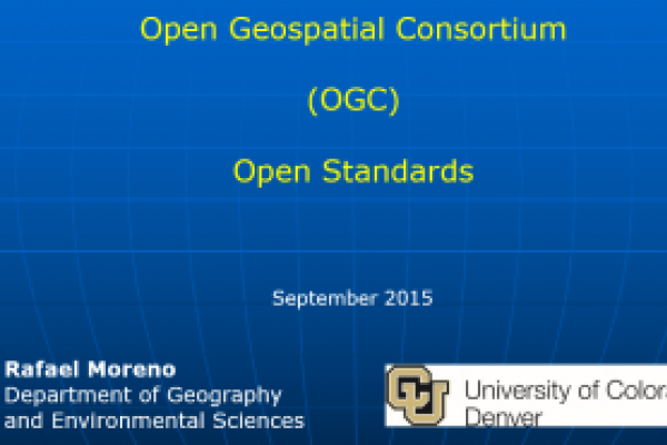 Open Geospatial Consortium (OGC): Open Standards