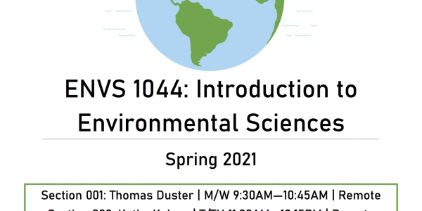 ENVS 1044 Flyer 