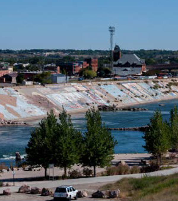 Levee Mural Project depicts graffiti on the levee of the Arkansas River in Pueblo