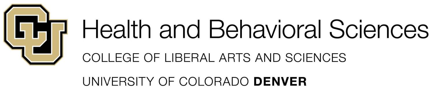 UC Denver Public Health College of Liberal Arts and Sciences Logo