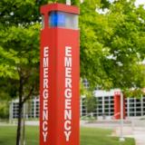 Image of emergency phone tower