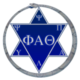 Phi Alpha Theta symbol and greek letters.