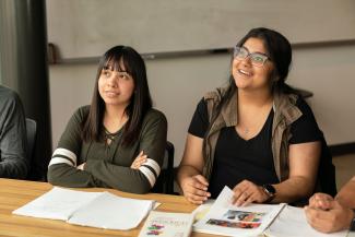 students in class