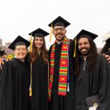 Students graduating photo