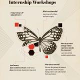 Biology Internship Workshops flyer