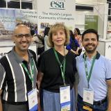 Ali with Diana Tomback and Andres Andrade