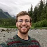 Student Trevor Carter in Glacier Bay