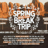 Flier with the details of Moab trip