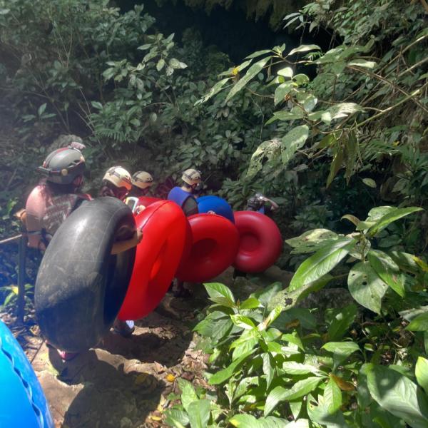 Cave tubing