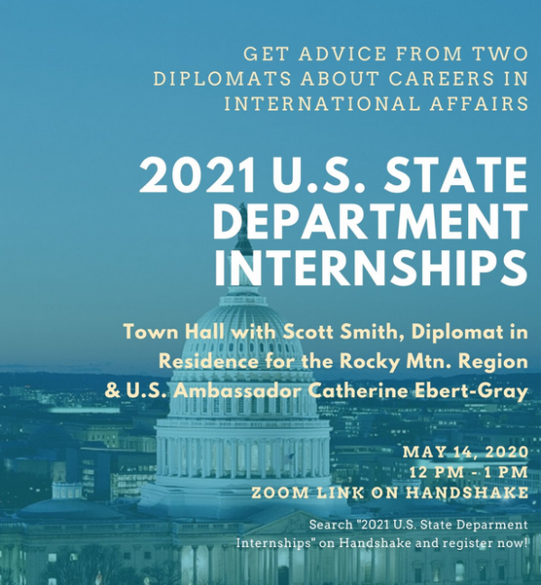 2021 U.S. State Department Internships Town Hall Recording
