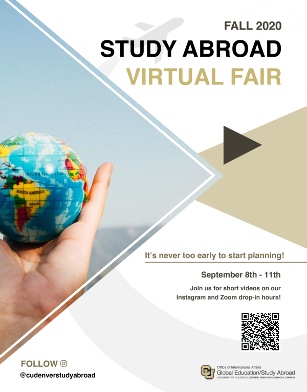 Study Abroad Virtual Fair Fall 2020 International Studies CU