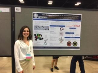 Tanja presenting at SACNAS 2018