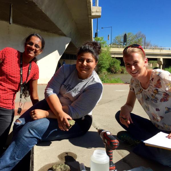 Group of research team members