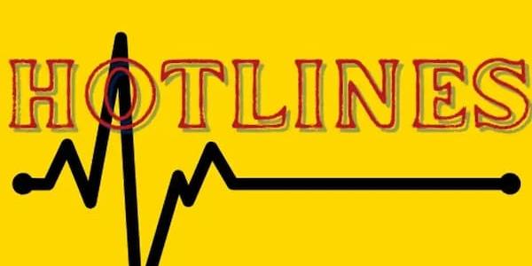 the Hotline logo on yellow background