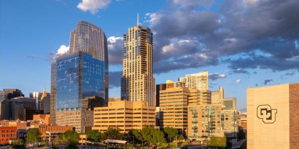 Downtown Denver at Sunset