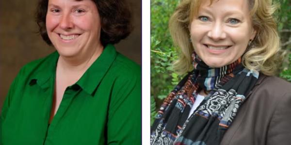 CU Denver Associate Professor Diana White (left) and Senior Instructor Pamela Whitten (right)