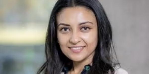 Soumia Bardhan, recipient of the National Anita Taylor Outstanding Article Award