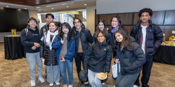 students at the mixtape event