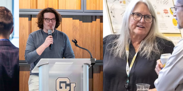 candidate shots of three individuals who presented