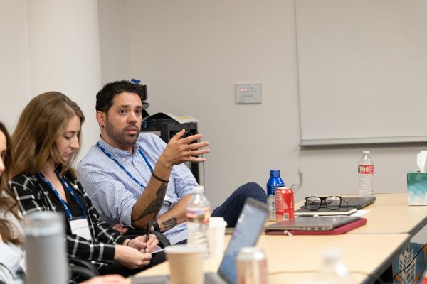 Anthropologist talks to group