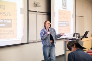 New Era Colorado rep speaks to class