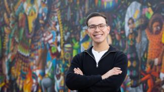 Francisco Chica is a student in the New Directions master's program who works full-time as a community organizer.