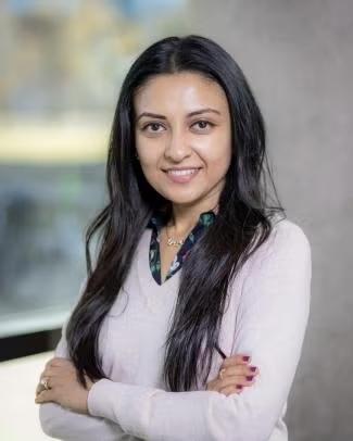 Soumia Bardhan, recipient of the National Anita Taylor Outstanding Article Award