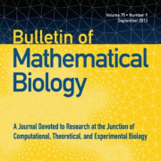 Book Cover entitled "Bulletin of Mathematical Biology"