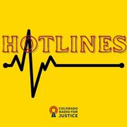 the Hotline logo on yellow background