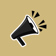a megaphone